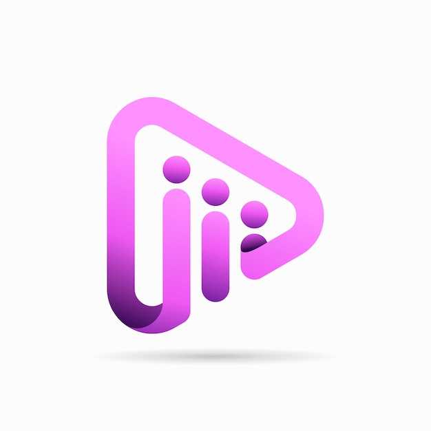 plantilla de logotipo de las personas de los medios