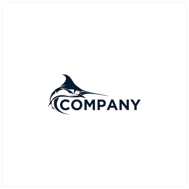 Plantilla de logotipo de pescado adecuada para empresas y nombres de productos Este diseño de logotipo elegante podría usarse