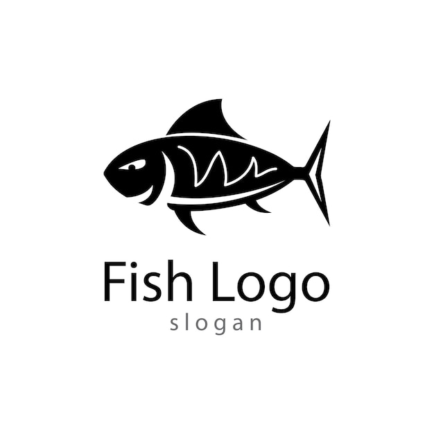 Plantilla de logotipo de pescado símbolo de vector creativo