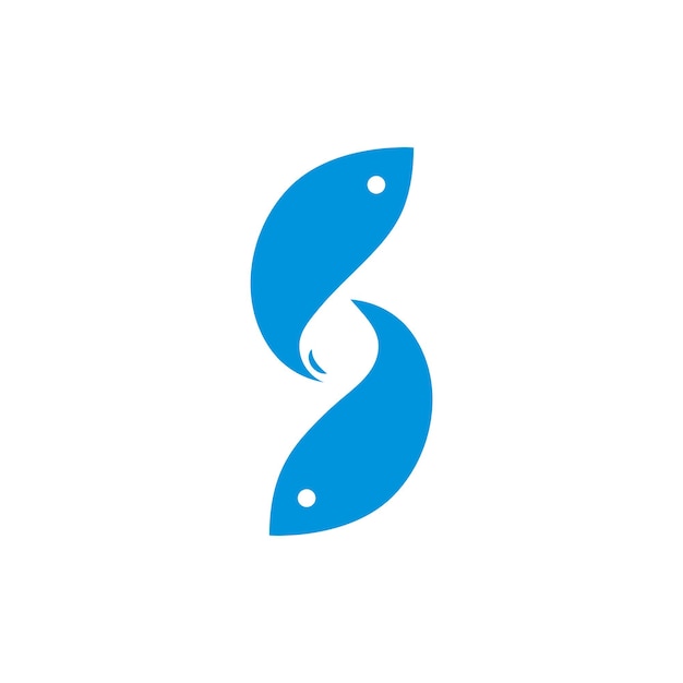 Plantilla de logotipo de pescado