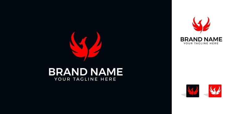 Plantilla de logotipo de Phoenix v9