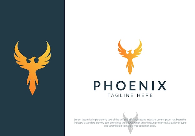 Plantilla de logotipo de Phoenix