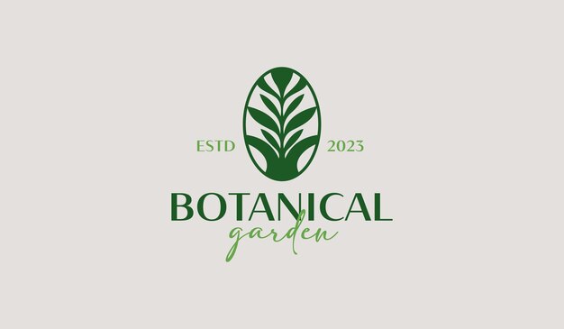 Plantilla de logotipo de planta de flor de hoja Símbolo premium creativo universal Ilustración vectorial Plantilla de diseño mínimo creativo Símbolo para identidad empresarial corporativa