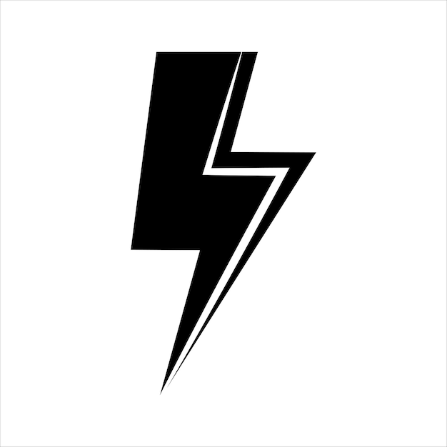 plantilla de logotipo de potencia de perno elemento de icono de relámpago ilustración de potencia de perno
