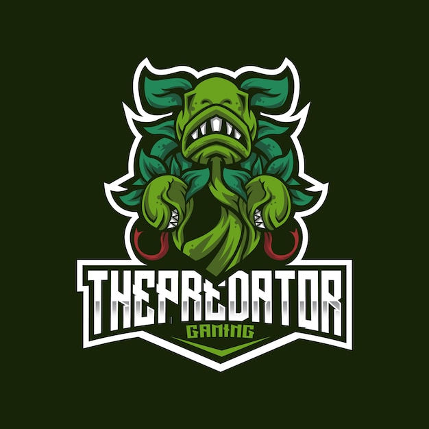 La plantilla de logotipo Predator Esport