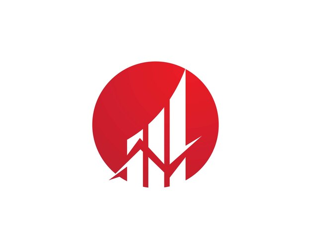 Plantilla de logotipo profesional de finanzas empresariales