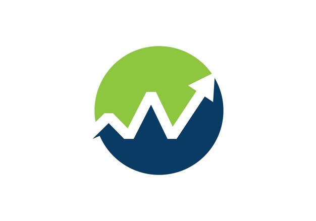 Plantilla de logotipo profesional de finanzas empresariales