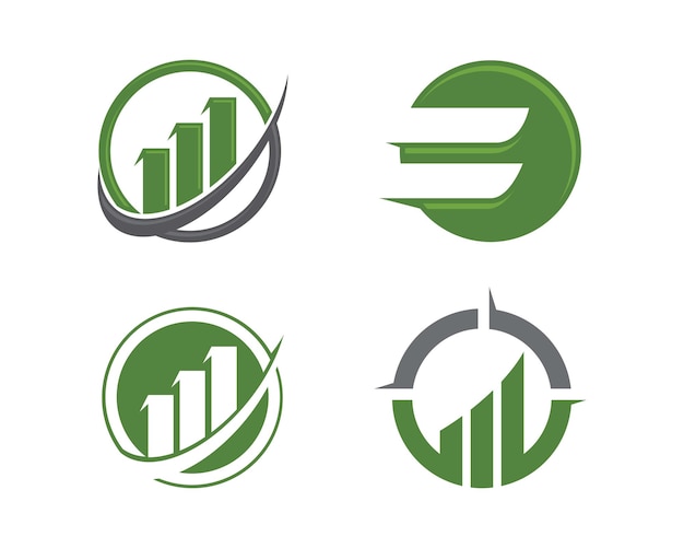 Plantilla de logotipo profesional de finanzas empresariales