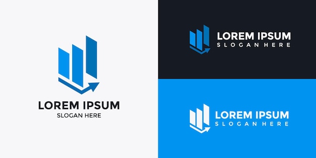 Plantilla de logotipo profesional de finanzas empresariales