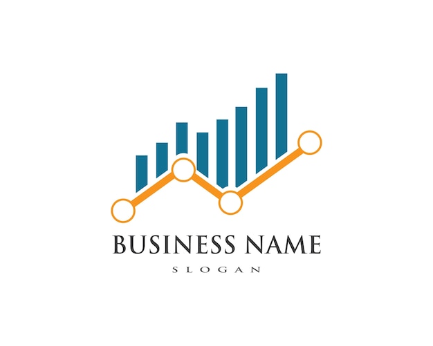 Plantilla de logotipo profesional de finanzas empresariales