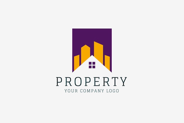 plantilla de logotipo de la propiedad vectorial