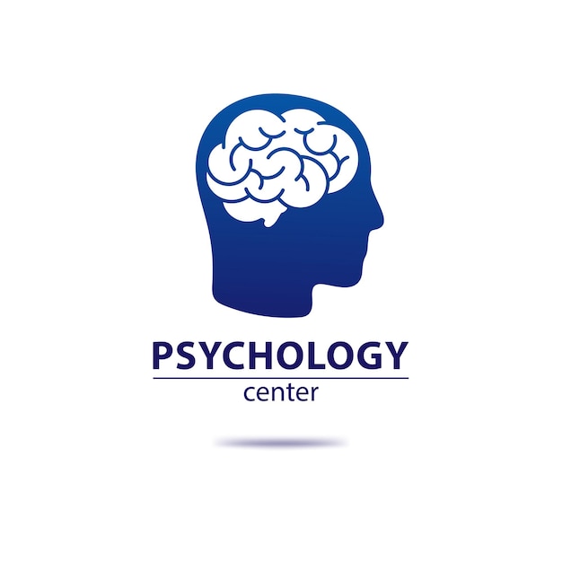 Plantilla de logotipo de psicología