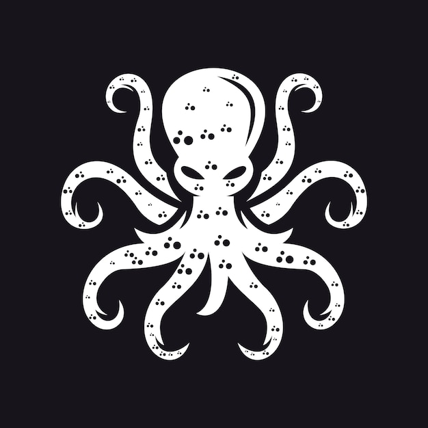 Plantilla de logotipo de pulpo