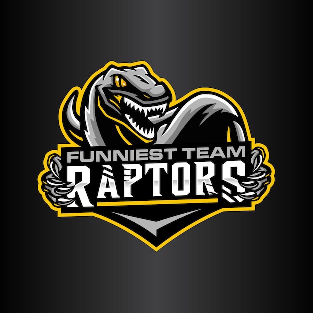 Plantilla de logotipo de raptor