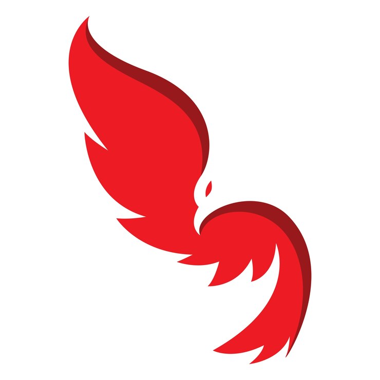 Vector plantilla de logotipo red eagle