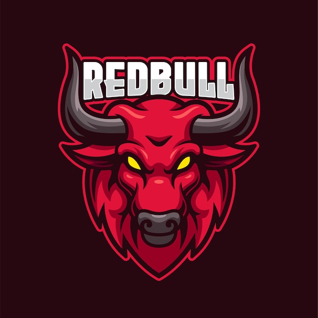 Plantilla de logotipo de Redbull E-sports