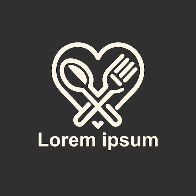 plantilla de logotipo de restaurante vectorial gratuita