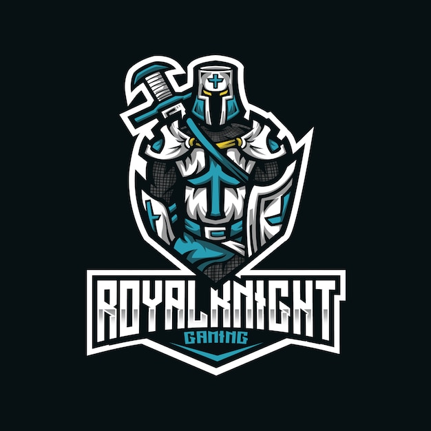Plantilla de logotipo de Royal Knight Esport