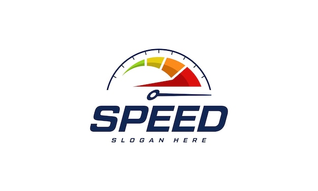 PLANTILLA DE LOGOTIPO DE RPM DE VELOCIDAD VECTORIAL