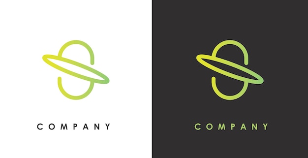 Plantilla de logotipo s latter space