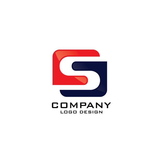 Plantilla de logotipo de S Letter Abstract Company