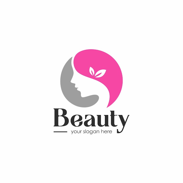 Plantilla de logotipo de salón de belleza