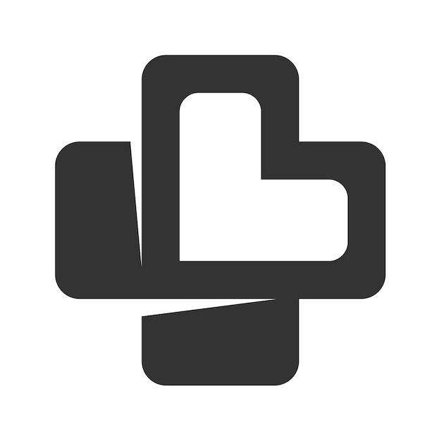 Plantilla de logotipo de salud icono ilustración identidad de marca ilustración aislada y plana vector