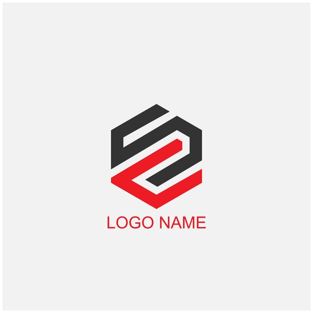 Plantilla de logotipo SC Hexa profesional creativo
