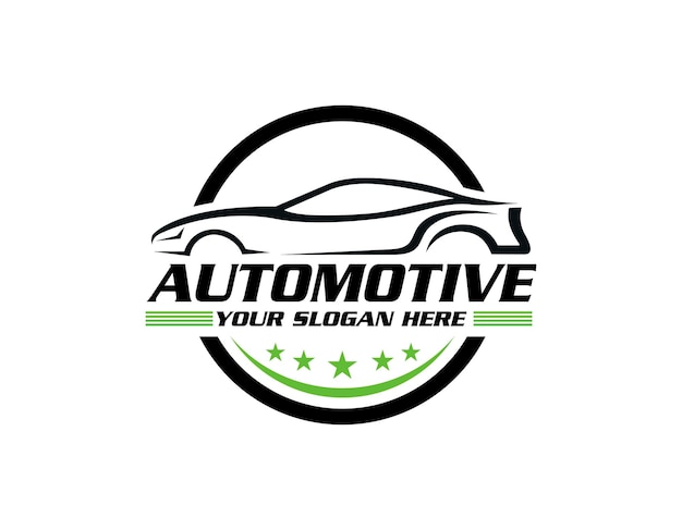 Plantilla de logotipo de servicio de coches