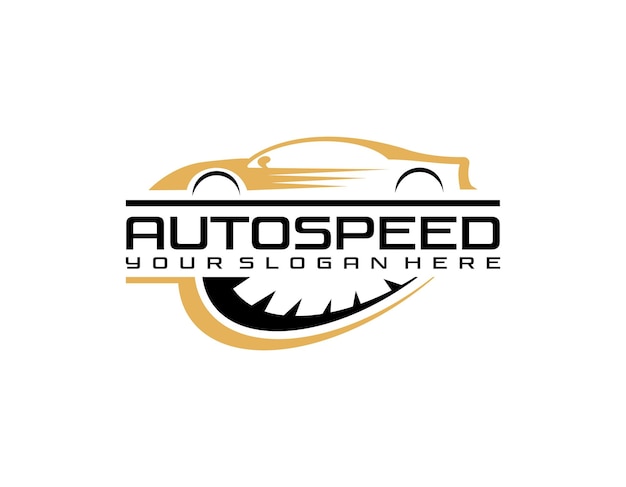 Plantilla de logotipo de servicio de coches
