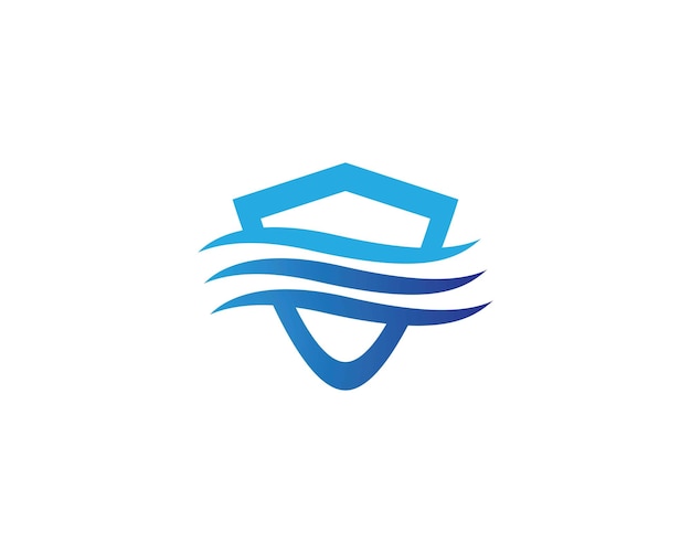 Plantilla de logotipo de símbolo de escudo