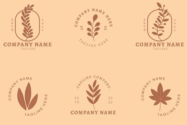 Plantilla de logotipo de símbolo minimalista místico Estilo vintage