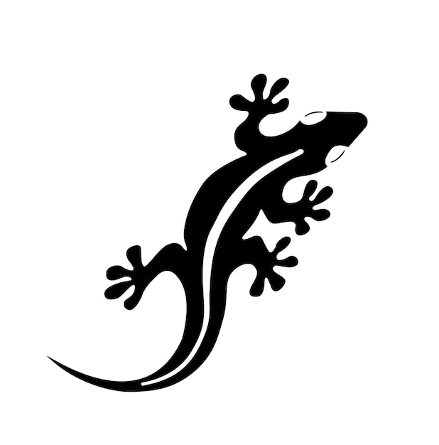 Plantilla de logotipo y símbolos de icono de vector de lagarto