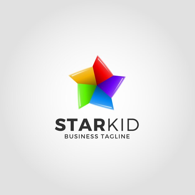 Plantilla de logotipo de Star Litle
