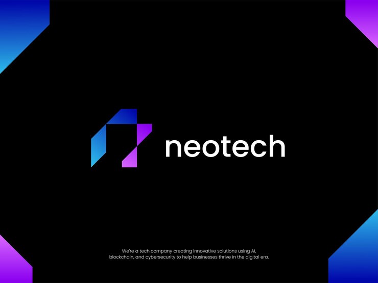 Vector plantilla de logotipo de la tecnología de letras iniciales