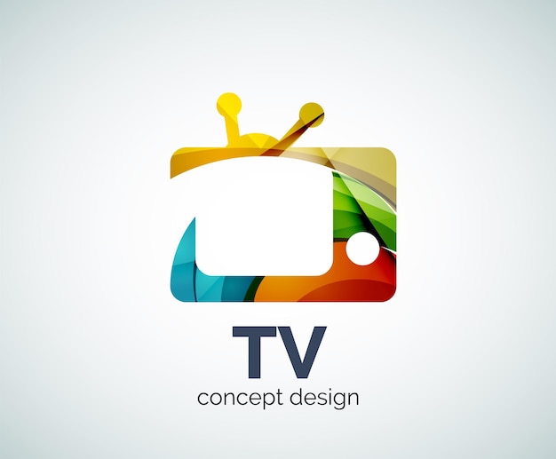 Plantilla de logotipo de televisión