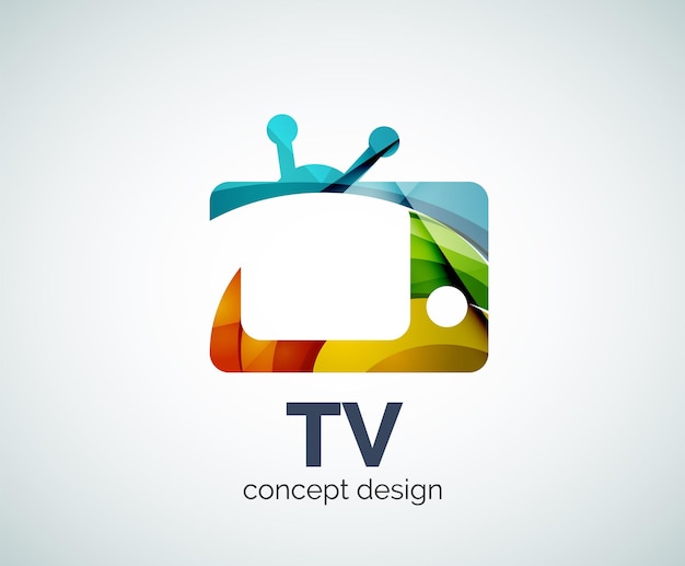 Plantilla de logotipo de televisión