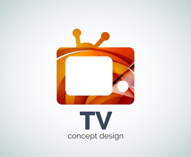 Plantilla de logotipo de televisión