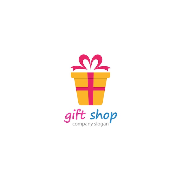 Plantilla de logotipo de tienda de regalos