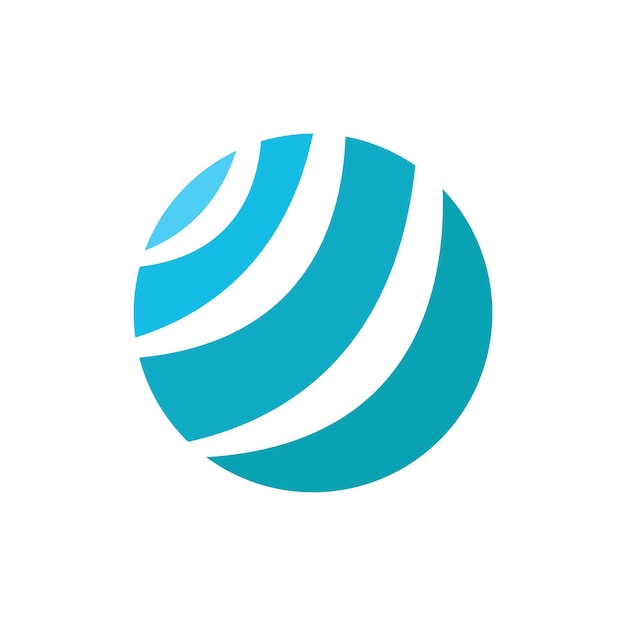 Plantilla de logotipo de tierra Signo de globo