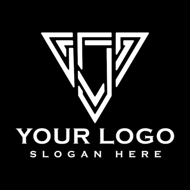 Plantilla de logotipo triángulo