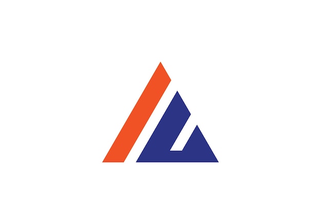 Plantilla de logotipo triángulo