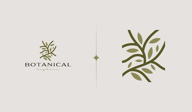Plantilla de logotipo de tronco de árbol Símbolo premium creativo universal Ilustración vectorial Plantilla de diseño mínimo creativo Símbolo para identidad empresarial corporativa