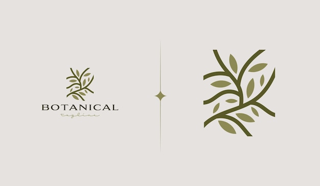 Vector plantilla de logotipo de tronco de árbol símbolo premium creativo universal ilustración vectorial plantilla de diseño mínimo creativo símbolo para identidad empresarial corporativa