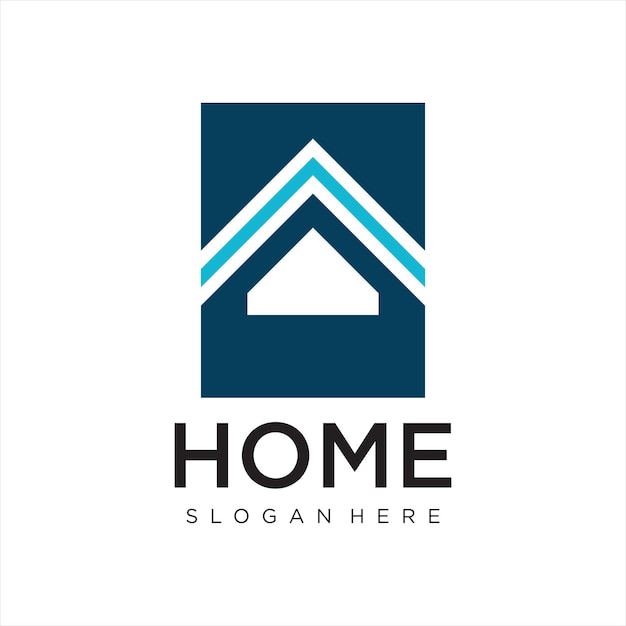 Plantilla de logotipo de vector de bienes raíces Casa moderna y logotipo de propiedad