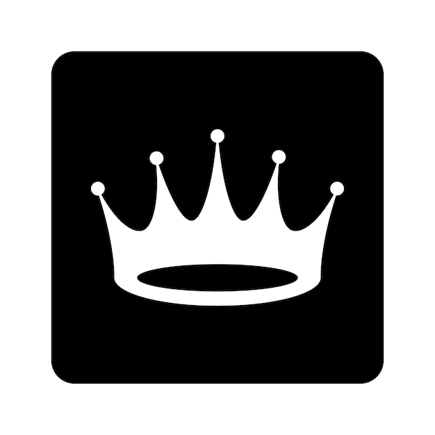 plantilla del logotipo del vector de la corona icono de la corona