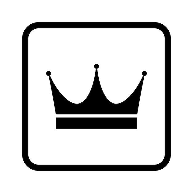 plantilla del logotipo del vector de la corona icono de la corona