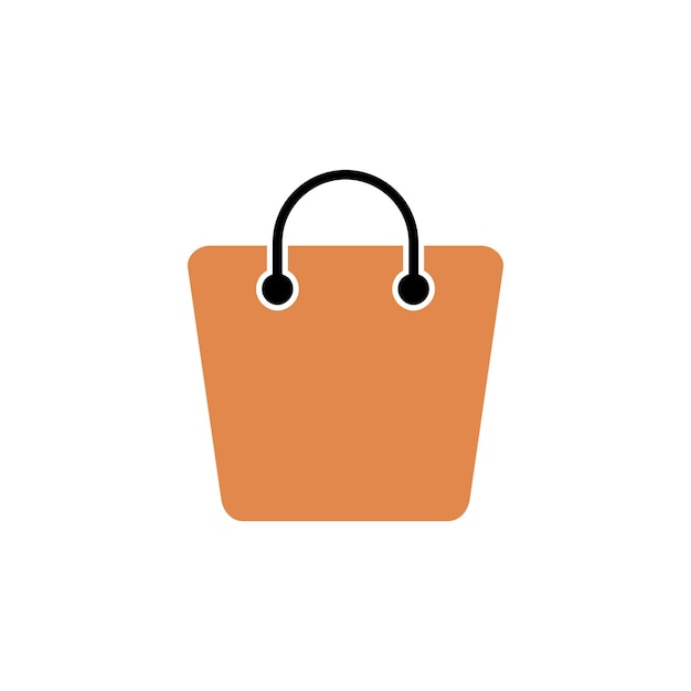 Plantilla de logotipo de vector de icono de bolsa de compras