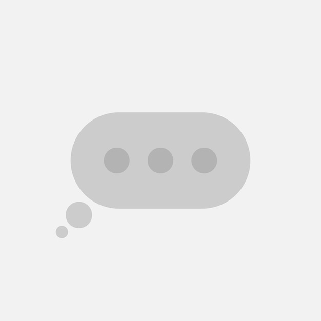 Plantilla de logotipo de vector de icono de burbuja de voz de chat