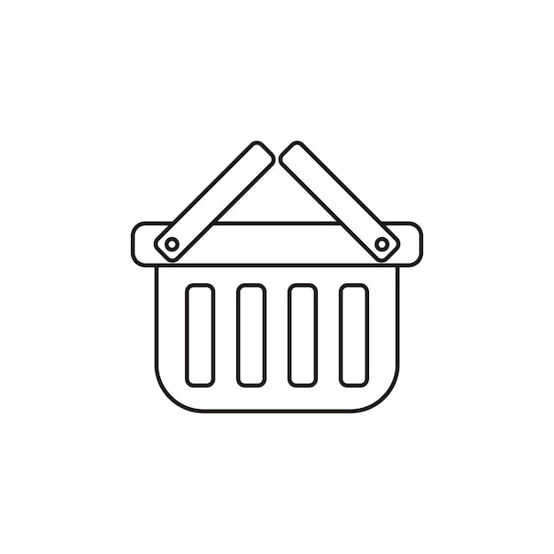 Plantilla de logotipo de vector de icono de carrito de compras